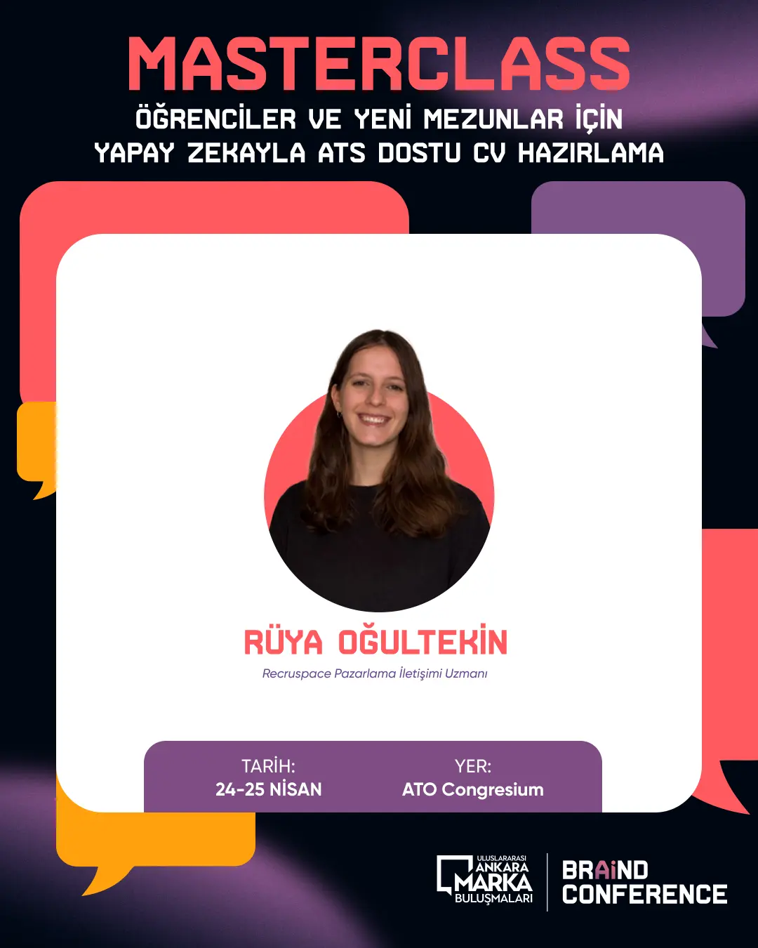 Öğrenciler ve Yeni Mezunlar İçin Yapay Zekayla ATS Dostu CV Hazırlama (24 Nisan)