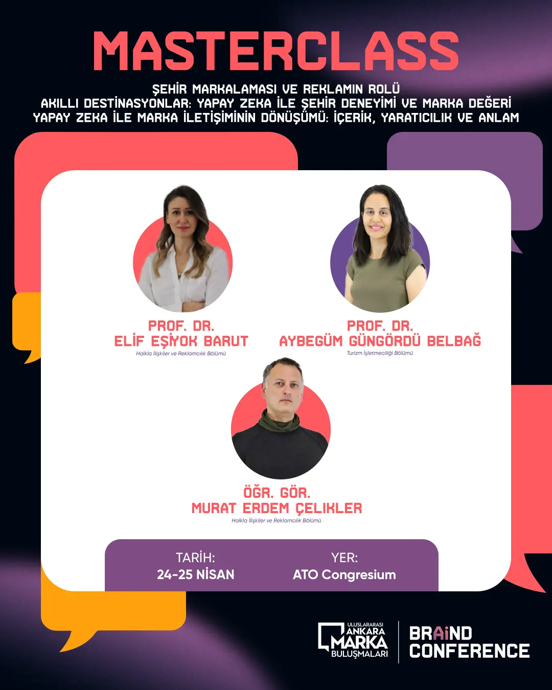 Şehir Markalaması ve Reklamın Rolü Akıllı Destinasyonlar: Yapay Zeka ile Şehir Deneyimi ve Marka Değeri Yapay Zeka ile Marka İletişiminin Dönüşümü: İçerik, Yaratıcılık ve Anlam